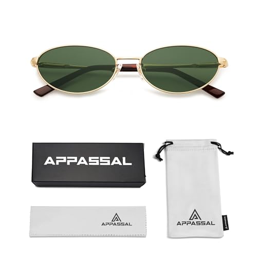 Retro Oval Sunglasses for Women Mens with Spring Hinge Sunnies AP3696