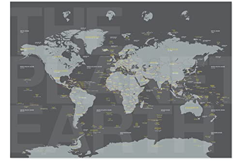 世界地図/日本地図　WORLD　ATLAS 日本語の世界地図、世界の日本地図、日本地図、日本地図の印刷物