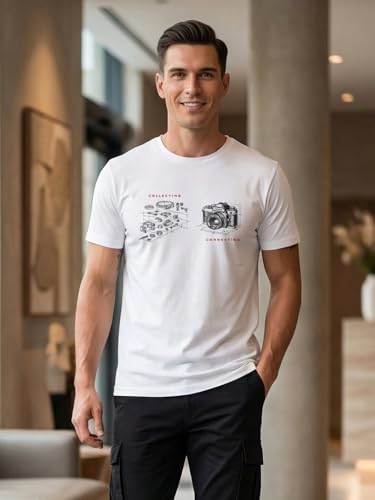 Image of Nobero 100% Cotton T Shirts for Men Stylish | Regular Fit | Graphic Printed T Shirts for Men 180 GSM Combed Cotton | Round Neck Half Sleeve | Pack of 3