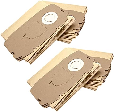 20 Sacchetti Carta Per Aspirapolvere Festool CT/CTL/CTM 22 - Compatibili, 60x26,6 Cm, Colore Sabbia