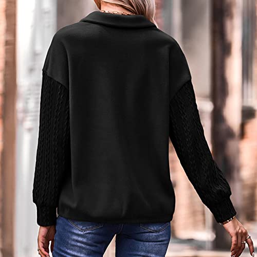 Blusa Feminina Com Zíper, Moletom Confortável e Macio Em Fibra de Poliéster Com Zíper, Gola V, para