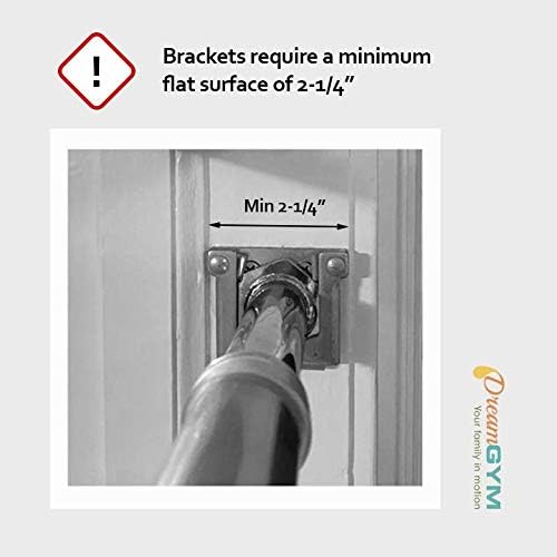 Miniatura 2 de Interior columpio por DreamGym  Barra de Trapecio y anillas de gimnasia Combo para puerta de gimnasio  azul