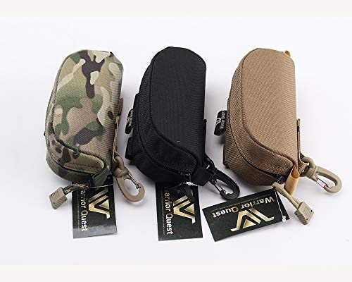 Warrior Quest Anti-Shock 1050D Nylon Molle Sunglass Case - Protective Eyeglasses Case Safety Glasses Case Sunglasses Box Mens Eyeglass Case (Semi-Hard Case) - Thumbnail 5
