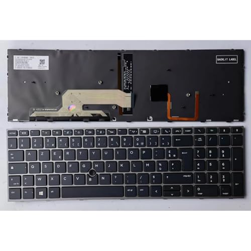 Clavier d'ordinateur Portable FR HP ZBOOK 15 G5 G6 17 HSN-Q13C AZERTY