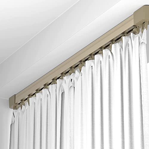 Rail rideau aluminium robuste et tringle de plafond haut de gamme