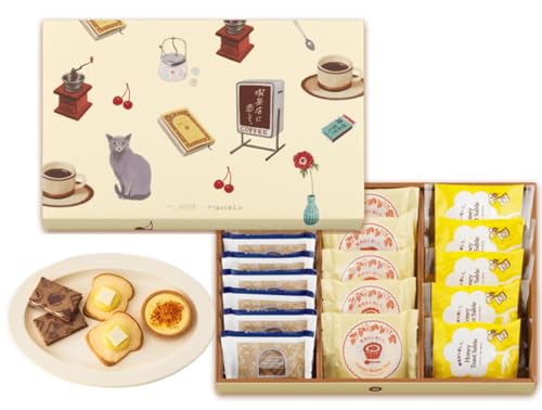 喫茶店に恋して 3種詰合せ (ティラミスショコラサンド, クレームブリュレタルト, ハニートーストサブレ) お菓子 お土産 人気のサムネイル
