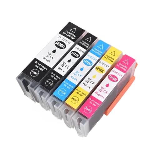 Cartouche d'encre PGI 580 CLI 581 XXL résout les textes flous sur TS8250 TS6150 et TS705