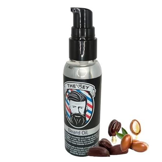 Aceite de coco para la barba 3 Aceite para la Barba con Ingredientes Naturales - Aceites de Origen Vegetal de Argán y Jojoba - 60 ml