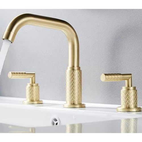 Robinet mitigeur de lavabo laiton durable sans éclaboussures - 3