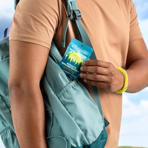 Cliganic 10 Pack Mosquito Repellent Bracelets, DEET-Free Bands, Individually Wrapped - Image 2