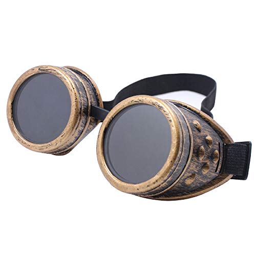 Free Shipping Over $50 TBWHL Diamond Lens Vintage Steampunk Goggles Glasses Welding Gothic-Copper Up To 50% OFF TBWHL Diamond Lens Vintage Steampunk Goggles Glasses Welding Gothic-Copper