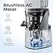 EanOruus Juicer Machines, 3-in-1 Cold Press Juicer with 6.5