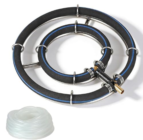 Anneau aerateur pour bassin de qualite superieure et aération de grande surface