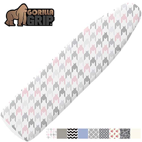 Gorilla Grip Reflective Silicone Ironing Board Cover, 15x54, Fits Large and Standard Boards