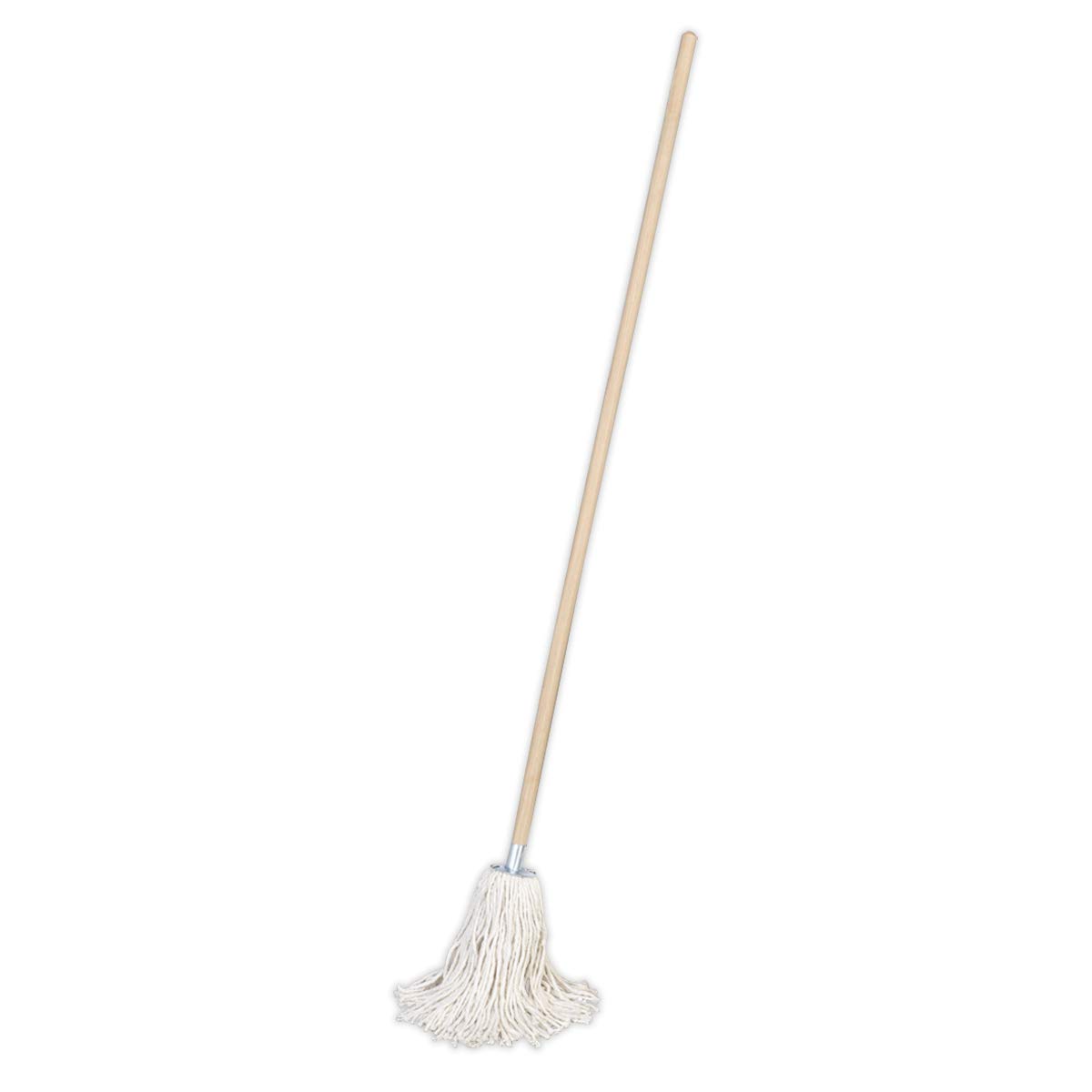 Sealey Multicolor Bm02 Pure Yarn Cotton Mop With Handle, 225G