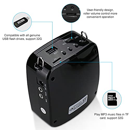 Amplificatore vocale portatile 15W, SHIDU