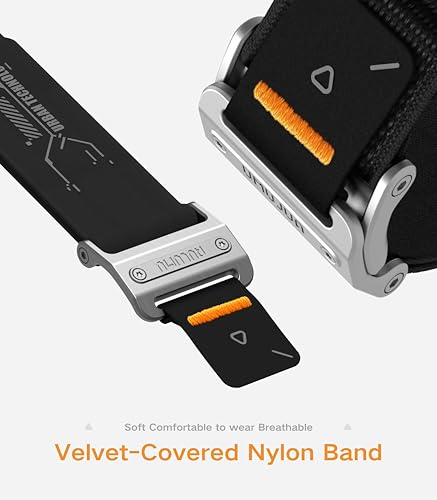 Image of Aulumu A11 Mag Buckle Slim Band Designed for Apple Watch Band | for Apple Watch Ultra2 /Apple Watch Ultra 49mm, Series 9 /8 /SE2 /7 /6 /SE /5 /4 /3 /2 /1 45mm /44mm /42mm | Stainless Steel Magnetic Clasp Band