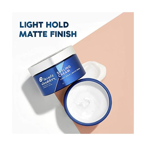 Head-Shoulders-Anti-Dandruff-Styling-Hair-Cream-for-Men-Light-Hold-Matte-Finish-3-Oz Head & Shoulders Anti-Dandruff Styling Hair Cream for Men, Light Hold, Matte Finish, 3 Oz