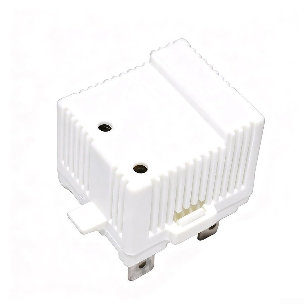 para relé de Arranque para ptc 4 Pin para Compresor de Nevera con Protector Sobrecarga - Repuesto QP2 Compatible para mini Frigoríficos 29x29mm