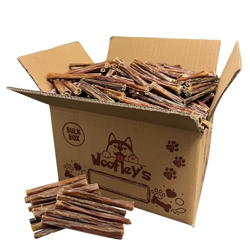 Woofleys - Esophagus Stick (50 Count)- Gullet Sticks for Dogs - Safe Jerky Dog Chews -Easily Digestible Dog Jerky Bully Sticks