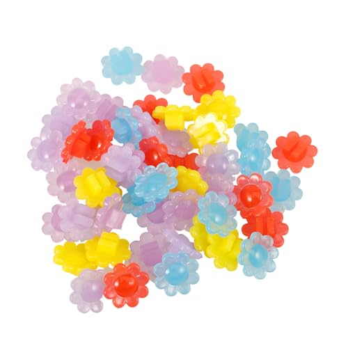 MUSISALY 50pcs Bike Beads for Wheel Decoration Easy Snap Clips Bicycle Accessories for Boys and Girls and Teens Durable and Lightweight Bike Ornaments