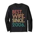 Photo Gallery best wife since 2006 16th wedding anniversary vintage women maglia a manica Photo Gallery best wife since 2006 16th wedding anniversary vintage women maglia a manica