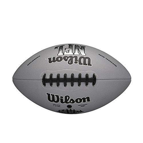 Wilson Nfl Mvp Football - Gray, Junior (Age 9-12) #TOP2