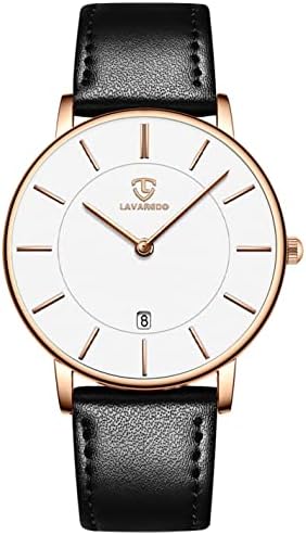 BEN NEVIS Mens Watches, Minimalist Fashion Simple Wrist Watch for Men Analog Date with Leather Strap