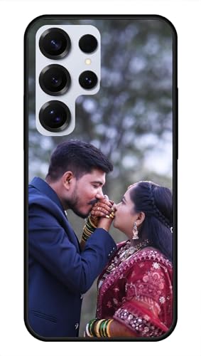 Image of NDCOM for Customised S25 Ultra Back Cover | Galaxy S25 Ultra Case | DIY Personalised Photo Design | Customized Gift Custom Text Name Printed Metal Case