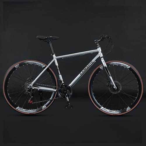 WGM���]�� ���[�h�o�C�N �O���x�����[�h�o�C�N 700c 700×28c �V�}�m��21/24/27/30�i�ϑ� �y�ʃA���~�t���[�� �O��f�B�X�N�u���[�L�� �h���b�v�n���h�� ���S�Ҍ��� ���勉 �ʋ� �ʊw ���K���� �V�e�B�T�C�N�� (27��,�V���o�[/�X