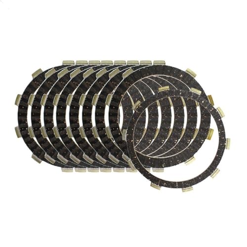 9pcs Motorcycle Clutch Friction Plates Kit Compatible With Automotive Motorcycle Parts CB600F CB600 CB F CBR600 CBR 600 F2 F3 SJR SE CBR600F2