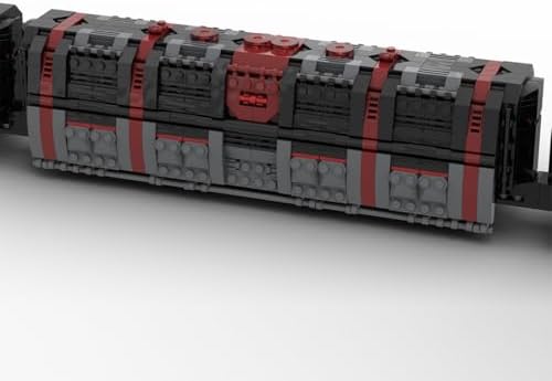 Train Building Blocks Set, 3051pcs Troop Transport Train Sci-Fi Military Rail Vehicle Train Model Collectible Display Model Gifts for Locomotive Lover — 사진 6