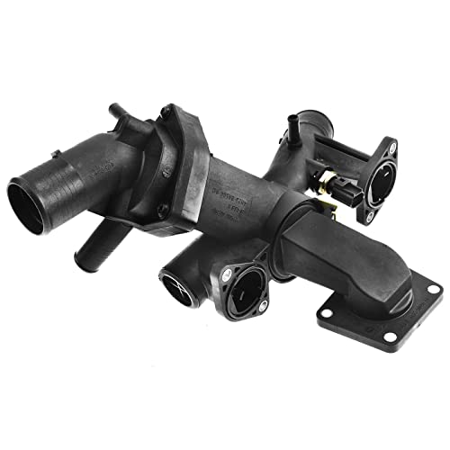 A-Premium Engine Coolant Thermostat Housing Assembly with Sensor Compatible with Land Rover Range Rover Sport 2006-2009 LR3 2005-2009 4.4L by A-premium - Image 9