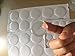 MEYA Set of 50pcs Clear Round 3D Dome Circle Epoxy Sticker for DIY Bottle Cap Sticker Self Adhesive Resin(2inch)