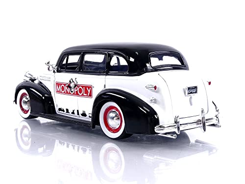Jada Toys Mr. Monopoly 1:24 1939 Chevrolet Master Deluxe Die-Cast Car W/ 2.75" Rich Uncle Pennybags Figure, Toys For Kids And Adults (33230) #TOP2