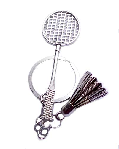 Souvenir,Badminton and racket key chain shuttlecock & badminton racket, keychain, key ring,Creative gifts,accessories