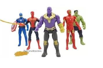Action Figure Toy Set of 5 Figures Toy Action Figure Playset for Kids
