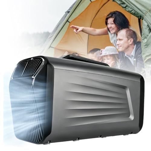 Aire Acondicionado Portátil Para Camping De 5200 Btu, Unidad Silenciosa 4 En 1 De Bajo Consumo Para Tiendas De Campaña, Enfriador Para Autocaravanas, Camiones, Camperizadas Y Automóviles 12V/220V