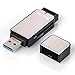 Price comparison product image Hama 123900 | USB 3.0 SD/MicroSD Card Reader | Aluminium/Silver