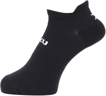2XU Ankle Socks Pack of 3 - Three/Colour-Large,Compression Ankle Socks for Outdoor Trail Running Hiking All Season Socks Moisture Wicking Control,