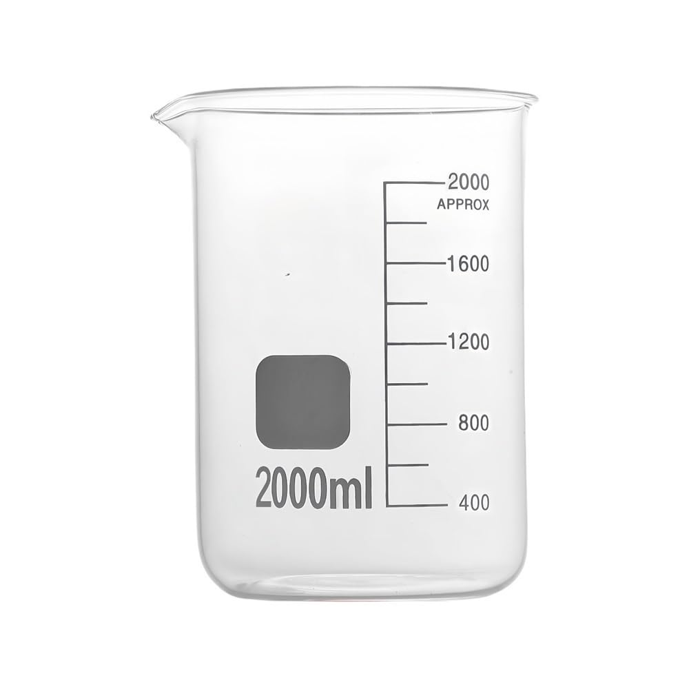 Wysoka zlewka ze szkła borokrzemianowego Laboratoryjna kuchenna miarowa Wiele rozmiarów(3000mL 1 piece)