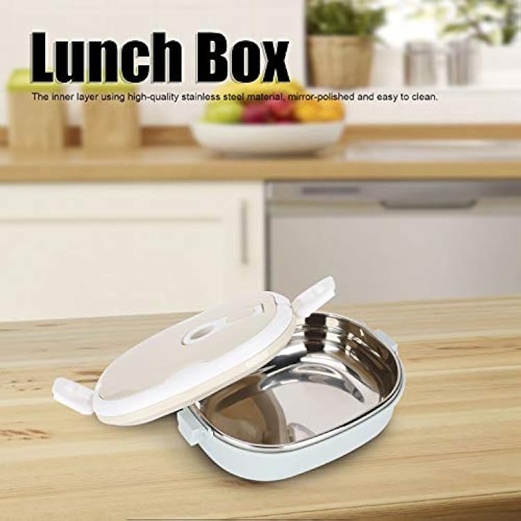 Gaeirt Box, Thickened Lunch Box Portable Stainless Steel Lunch Box with Sealing Rubber for Outdoor Camping for Work