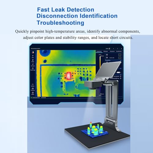 Infrared Thermal Imager Analyzer Thermal Imaging Camera for Electronical Repair, PCB Circuit Board Fault Diagnostic Temperature Desktop Thermal Camera - Thumbnail 3