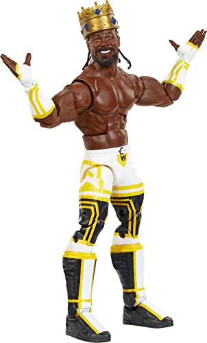 Mattel Wwe King Woods Elite Collection Action Figure, Deluxe Articulation & Life-Like Detail With Iconic Accessories, 6-Inch #TOP1