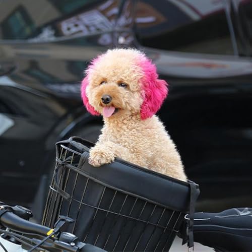 Cesto de bicicleta para cães, cesto de cachorro de bicicleta frontal | Cesta de ciclismo para animai
