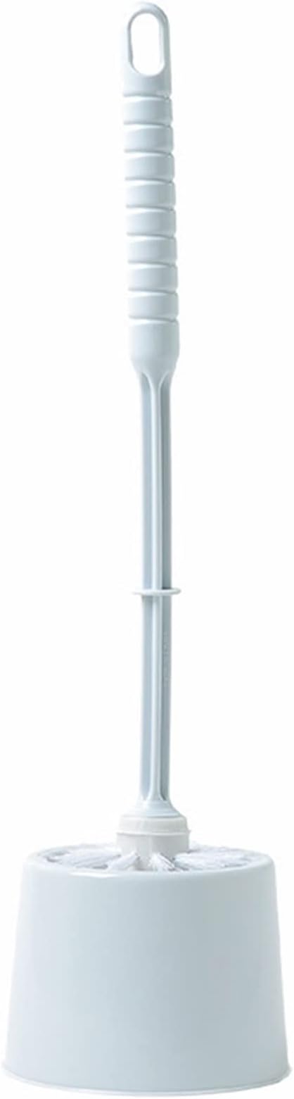 ZUMAHA Toilet Wand Toilet Brush and Holder Set Compact Soft Brush Tool Deep Cleaning for Bathroom Toilet Brush with Holder for Bathroom CLH@8