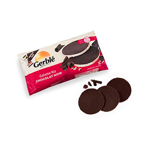 Gerblé Galettes de riz au chocolat noir, 4x2 Galettes (Emballages individuels), 130g, 208678 (Lot de 5)
