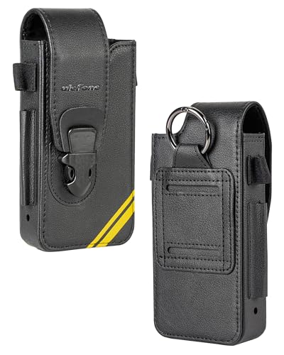 Ulefone Armor 26 Ultra Holster, Multi-Purpose Leather Phone Holster with Belt Clip, Flip Case for Ulefone Armor 26 Ultra Series