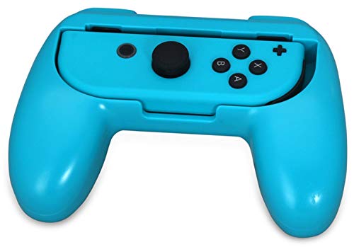Pokanic Switch Hand Grips 2 Pack Compatible With Nintendo Switch Grips Pro Controllers, Holder, Pads, Wear Resistant Handle Kit, Scratch Fee, Non-Slip Accessories (Red And Blue) #TOP7