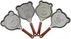 Frigideira com Formato de Bichinhos – 1 Cavidade – Antiaderente e Divertida – Ideal para Ovos e Panquecas Criativas